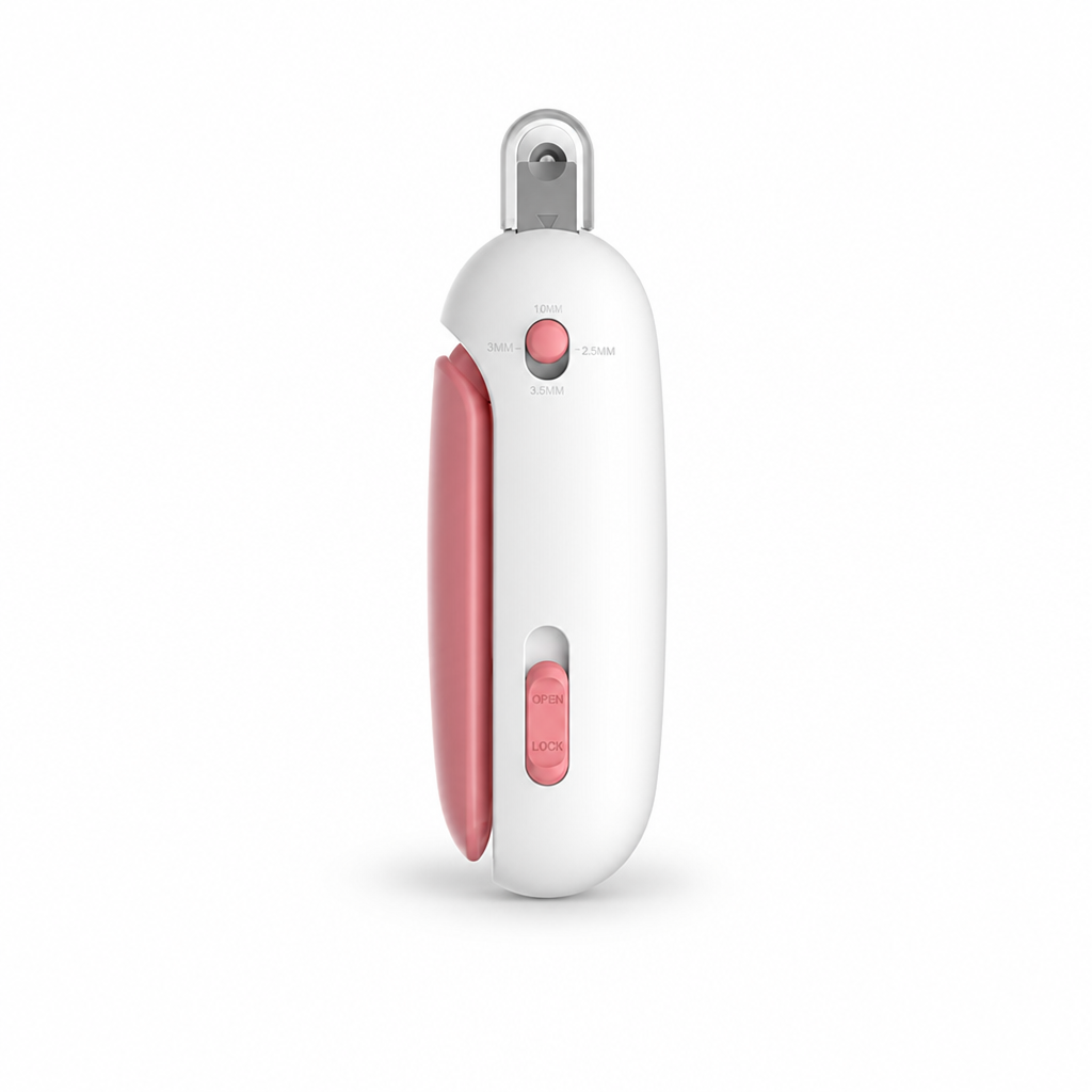 Precision Cat Nail Clippers with Push-Grip Handle Safe Claw Trimmer for Cats and Small Dogs Grooming Tool