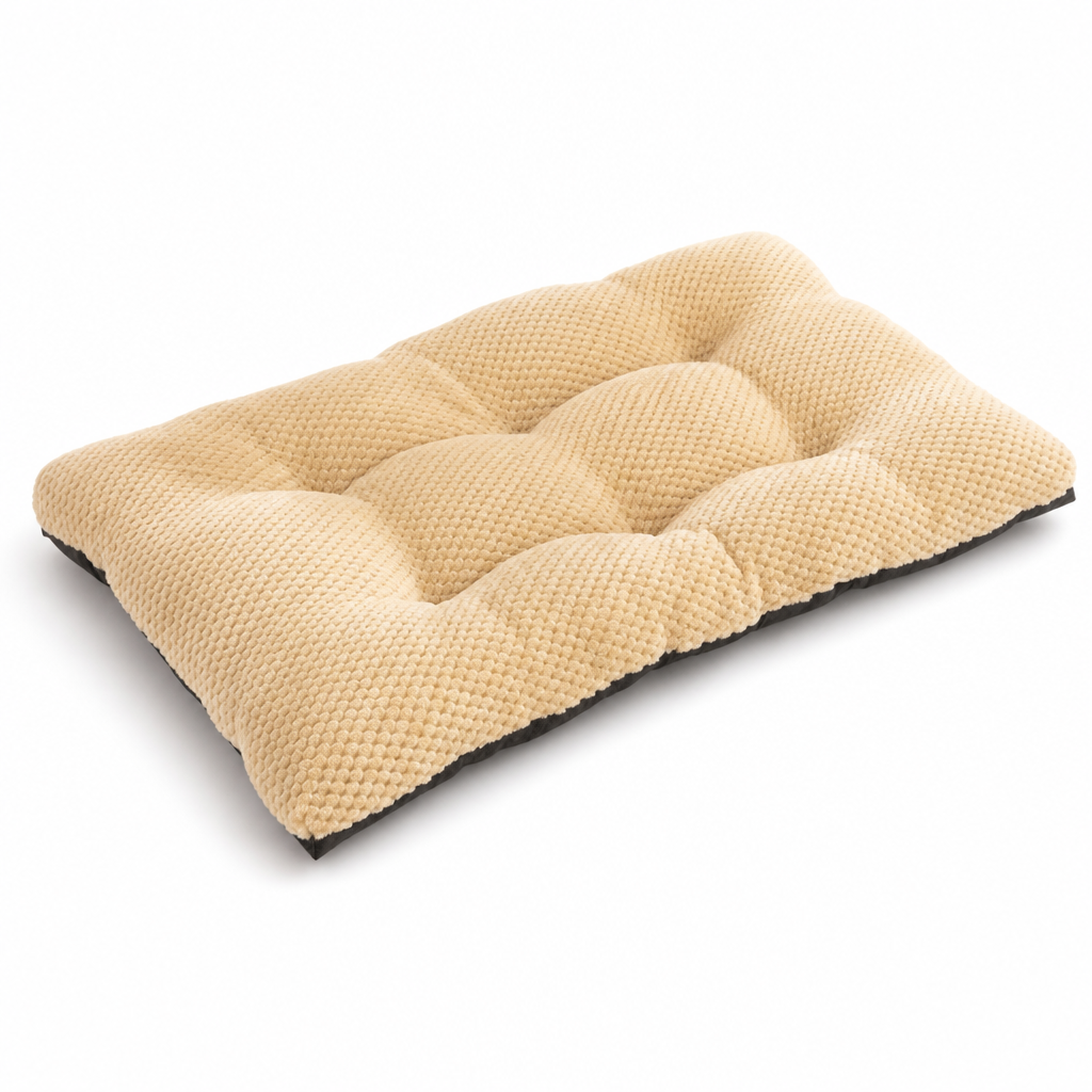 Cozy Winter Pet Bed Mat Warm Plaid Sleeping Cushion for Cats and Dogs Soft Washable Nest Pad