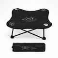 Elevated Outdoor Dog Bed Foldable Raised Cot with Aluminum Frame and Washable Oxford Fabric for Camping and Travel